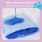 Newborn Diapers for Baby's Sensitive Skin Size 1(8-14lb) 82 Count,Babycozy Bouncy Soft Diapers Fit Baby Preemie, Dry Disposable Diapers Hypoallergenic Without Chlorine - Image 5